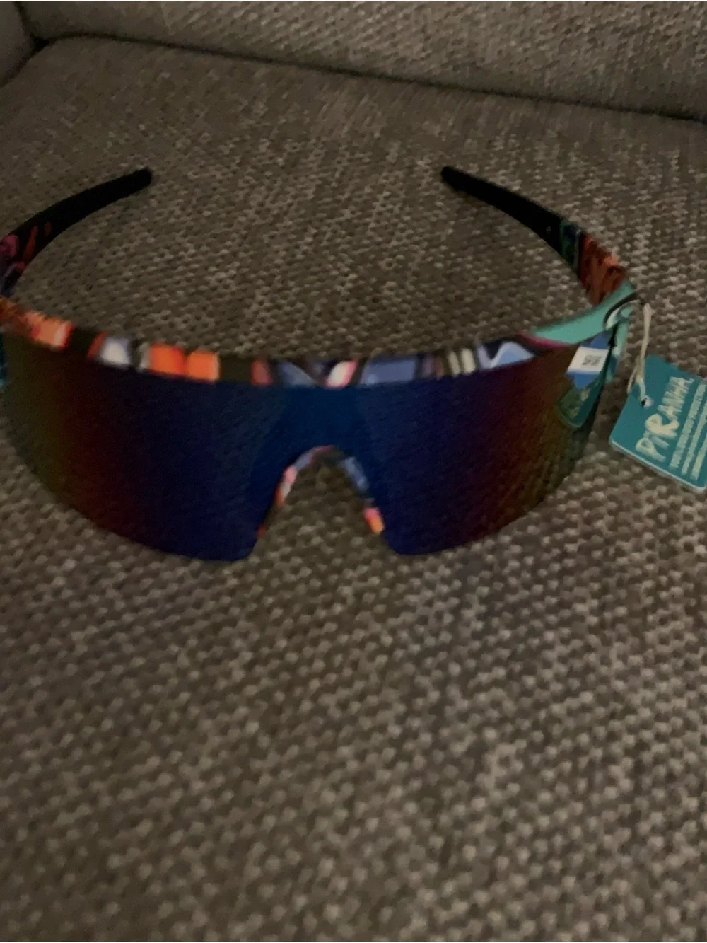 Piranha Graffiti Shield Sports Sunglasses #62189 New with Tags